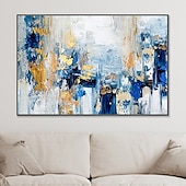 cheap Abstract Paintings-Mintura Handmade Thick Texture Oil Paintings On Canvas Wall Art Decoration Modern Abstract Picture For Home Decor Rolled Frameless Unstretched Painting