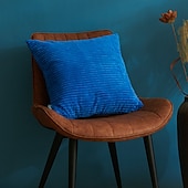 economico Tendenze cuscini-cuscini decorativi cuscini più belli velluto a coste tinta unita semplice senza anima strisce di mais fodera per cuscino fodera per cuscino multicolore