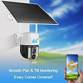 זול מצלמות רשת IP חיצוניות-VC3-W מצלמת IP 1080P (1920 × 1080) Dome אלחוטי גלאי תנועה גישה מרחוק עמיד במים חוץ תמיכה 128 GB
