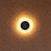 preiswerte Landschaftslichter-Solar-Untergrundleuchte, 28 LEDs, wasserdicht, für den Außenbereich, Rasenleuchte, Deckleuchte, in den Boden eingelassene Solar-Terrassenlampe, LED-Garten, Hof, Rasen, Gehweg, Dekor, Solar-Wandleuchte