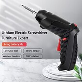 cheap Screw &amp; Nut Drivers-15PCS/Set Foldable Electric Screwdriver Repairing Tools Screw Tightening USB Charging With LED Lighting For Maintenance Installation