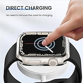 Χαμηλού Κόστους Smartwatch Θήκη-Συμβατό με Apple Watch Series 8 7 45mm / Series 8 7 41mm / Series 6 5 4 SE 44mm / Series 6 5 4 SE 40mm / Series 3 2 1 42mm All Around Protective Ανθεκτική σε πτώσεις TPU Παρακολουθήστε Κάλυμμα