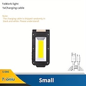 abordables Lampes de travail-1 pc 10 W Lampes de travail Multifonction COB Utilisation multiple Blanc Froid 5 V 1 Perles LED