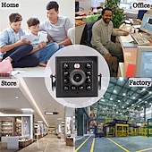 preiswerte IP-Kameras-HQCAM IP  Kamera 1080P HD 4K 8MP Mini Mit Kabel PoE Bewegungserkennung Fernzugriff Full HD Innen Unterstützung