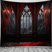cheap Wall Tapestries-Wall Tapestries Castle Vintage Dark Punk Gothic Style Home Decor