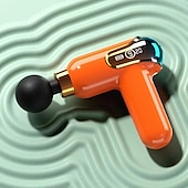 お買い得  ボディマッサージ機-ポータブル液晶マッサージガン深部組織筋肉電気マッサージ器脚ボディ首肩の痛みを軽減スポーツリラクゼーション (1 個)