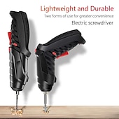 cheap Screw &amp; Nut Drivers-15PCS/Set Foldable Electric Screwdriver Repairing Tools Screw Tightening USB Charging With LED Lighting For Maintenance Installation