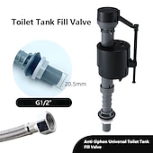 halpa poraustarvikkeet-fluidmaster 400a anti-sifoni yleiskäyttöinen wc-säiliön täyttöventtiili musta