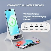 economico Caricabatterie wireless-caricatore wireless 15 w per telefono cellulare staffa di ricarica wireless supporto di ricarica wireless portatile per ios &amp; androide