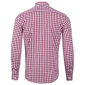 preiswerte Männer-Oktoberfest Bluse / Hemd Lederhosen Oktoberfest / Bier Bayerisch Bayerisch Wiesn Traditioneller Stil Wiesn Herren Stoff im traditionellen Stil Hemd