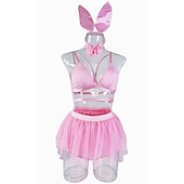 ieftine Costume Sexy -Costum Cosplay tutu Set Sutien Fata iepuraș Costum sexy Adulți Pentru femei Carnaval Mascaradă Mardi Gras Petrecere Halloween Performanță Îmbrăcați-vă