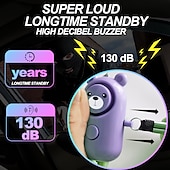 cheap Security Sensors &amp; Alarms-Personal Safety Alarm, 130dB High-frequency Alarm With LED Light For Women Elderly, Suitable For Outdoor Survival And Emergency