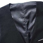 billiga Gilets-Herr Väst Företag Dagliga kläder Fest / afton Mode Grundläggande Vår &amp; Höst Lappverk Polyester Bekväm Slät Enkelknäppt V-hals Normal Svart Rubinrött Marinblå Grå Väst