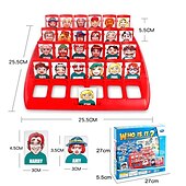 Недорогие игры и аксессуары-Угадай, кто я, карточные игрушки-головоломки, логические рассуждения, угадайки, игры с персонажами, взаимодействие родителей и детей, шахматы и карточные игрушки