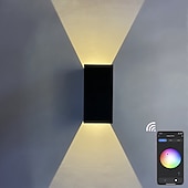 abordables luces de pared al aire libre-Iluminación para pared exterior Metal Luz de pared IP65 85-265V