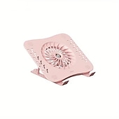 cheap Stands &amp; Cooling Pads-Laptop Stand With Cooling Fan Foldable Laptop Radiator And Holder Cooling Pad Bracket With Silent Fan For Macbook Tablet Notebook Stand Table For Laptop Accessories