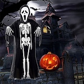 voordelige Mannen Kostuums-ghostface kostuum masker handschoenen duivel ghost skelet cosplay kostuums horror maskers ghost gezicht scream helm griezelig halloween party maskerade mardi gras