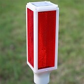 cheap Pathway Lights &amp; Lanterns-Outdoor Solar Roadblock Lamp 1/5pcs Benchmark Light Warning Light Traffic Road Obstacle Indicated Light Lawn LED Strobe Lamp Signal Lig