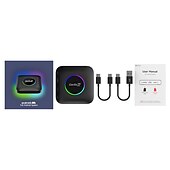 economico adattatori carplay-Carlinkit TBOX-LED-138EAU-OVA-BK No Adattatore Carplay Comandi al volante Wi-Fi Plug and play per universale Magotan