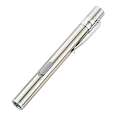 お買い得  戦術的な懐中電灯-007 ＬＥＤライト エミッタ USBケーブル付き パータブル 日常使用 シルバー ゴールド