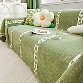 cheap Sofa Blanket-Chenille Sofa Cover Couch Cover Sage Green Couch Protector  Sofa Blanket Sofa Throw Cover for Couches Washable Sectional Sofa Couch Covers for Dogs