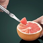 cheap Kitchen Utensils &amp; Gadgets-1pc Orange Peeler Tools Stainless Steel Citrus Peel Cutter Citrus Remover Easy Open Lemon Peeler Vegetable Slicer Fruit Tools Kitchen Gadgets