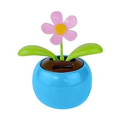 billiga Hängen och dekor till bilen-2st ny modesoldriven dans gungande animerad blomma leksak bil styling heminredning prydnad