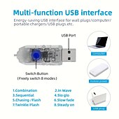 Недорогие Рождественские огни-гирлянда с водопадом, 198 светодиодов, USB-свет, проточная вода, 9 полос, 2 метра, 8 режимов освещения с пультом дистанционного управления, водонепроницаемый, подходит для вечеринки, спальни, мигающая