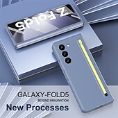cheap Samsung Cases-Phone Case For Samsung Galaxy Z Fold 6 Z Fold 5 Z Fold 4 Z Fold 3 Back Cover with Screen Protector Pencil Holder Full Body Protective PC