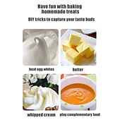 economico Elettrodomestici da cucina-USB ricaricabile agitatore elettrico latte caffè montalatte schiuma frullino per le uova portatile utensile da cucina