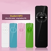 Недорогие МР3 плеер-Цифровой mp3-плеер, портативный USB-перезаряжаемый медиа-звук, mp3-музыкальный плеер со шнурком для студентов, подарки на день Святого Валентина