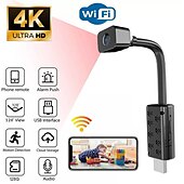 cheap Indoor IP Network Cameras-Y11 IP Camera 4K Mini Wireless Motion Detection Remote Access IR-cut Indoor Support 128 GB