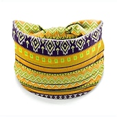 cheap Hair Styling Accessories-Ethnic Style Floral Headband Bohemian Headband Sports Headband Sweat Absorbing Headband Women&#039;s Anti Sweat Wide Headscarf