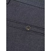 ieftine Subţire-Bărbați Costume Pantaloni Pantaloni de costum Buzunar Simplu Confort Respirabil Nuntă În aer liber Zilnic Modă Casual Negru Kaki