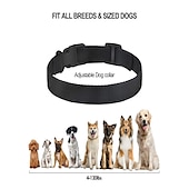 お買い得  犬用トレーニング用品-犬の吠える首輪 吠え訓練用首輪 防水 3個パック &amp; 充電式自動ショックコントロールプロングカラー（ビープ音付き） &amp; 小型中大型犬用のショック