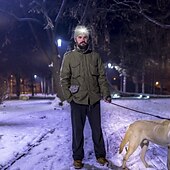 levne Domácí přístroje-čepice unisex s lehkým usb dobíjecí 4 led čepice teplá pletená čepice pro tátu otce muži ženy manžel pletená čepice vánoční dárky