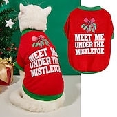 cheap Cooling Vest &amp; Shirt-Dog Cat Shirt / T-Shirt Fashion Party Winter Waterproof Breathable Soft Washable Comfortable Christmas Party Casual Daily Festival Dog Clothing for Bichon Frise Pomeranian Baby Pet Papillon Small