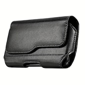 levne univerzální taška na telefon-módní pánské horizontální kožené pouzdro na opasek pouzdro pouzdro rukáv držák telefonu zadek taška mužské příležitostné cestování venkovní pas balit tašku