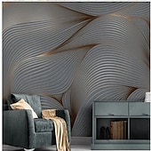 voordelige Behang-cool wallpapers 3d abstracte muurschildering behang muurschildering muurstickers bladeren abstracte schets foto geschikt voor hotel woonkamer slaapkamer art deco