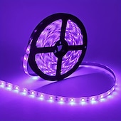 economico Strisce luminose USB-striscia di luce nera a led uv, luce viola con usb o batteria smd2835, luce uv 380-400nm per danza fluorescente, rivestimento corpo uv, lampada a luce nera non impermeabile