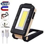abordables Lampes de travail-1 pc 10 W Lampes de travail Multifonction COB Utilisation multiple Blanc Froid 5 V 1 Perles LED