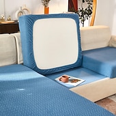 economico Rivestimento seduta e braccioli divano-fodera per cuscino elasticizzato per divano, fodera per divano magico divano poltrona divanetto 4 o 3 posti grigio nero rosso morbido resistente lavabile