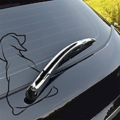 お買い得  車用ステッカー-漫画かわいい犬の後ろガラスステッカー車のステッカー
