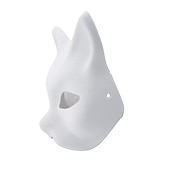 cheap Mask-3 PCS Kid&#039;s Venetian Mask for DIY Gnaga Cat Mask Unisex Half Face Party Masquerade Carnival of Venice Carnival Mardi Gras Easy Carnival Costume