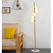 billige bord- og gulvlampe-Gulvlampe / Leselys Justerbar Moderne Moderne / Traditionel / Klassisk LED strømforsyning Til Stue / Leserom / Kontor Metall 240V / 110V Gull