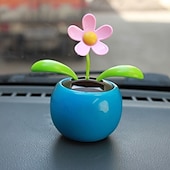 billiga Hängen och dekor till bilen-2st ny modesoldriven dans gungande animerad blomma leksak bil styling heminredning prydnad