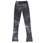 billige Figur skating bukser og leggings-Bukser til kunstløp Dame Jente Skøyteløp Bunner Svart Blå Grå Elastisk Trening Konkurranse Skøyteklær Hold Varm Skøyting Kunstløp