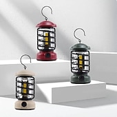 tanie Światła kempingowe-frogued lampa kempingowa przenośna lampa retro przełącznik obrotowy światła USB ładowanie namiot kempingowy lampa podróżna vintage oświetlenie zewnętrzne