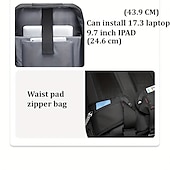 levne Tašky, pouzdra a pouzdra na notebooky-cestovní batoh pro muže voděodolný 17palcový batoh na business laptop se samostatnou taškou na boty skrytý USB nabíjecí port 50l outdoorový trekingový batoh pro ženy, turistika, kempingový batoh