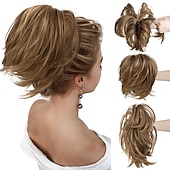 abordables Chignons-chignons Chignon Queue de cheval avec griffe Cheveux Synthétiques Pièce de cheveux Extension des cheveux Bouclé Soirée Usage quotidien Soirée &amp; Evénement A1 A2 A4